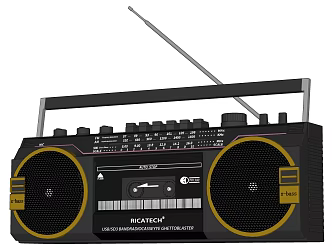 Modern radio recorder radio 3d model