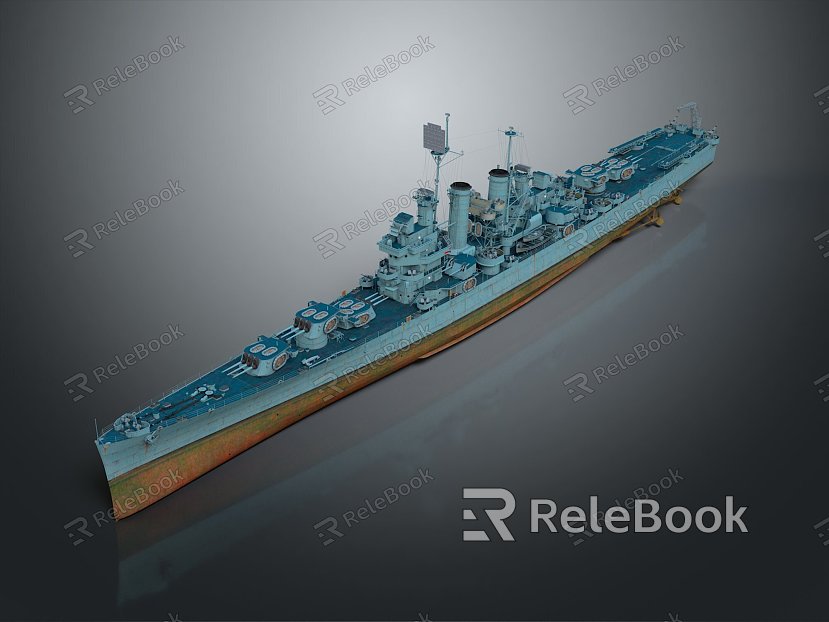 modern ship warship warship warship model