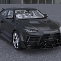 Lamborghini Urus Mesarui Coupe car with interior door opening and closing 3d model