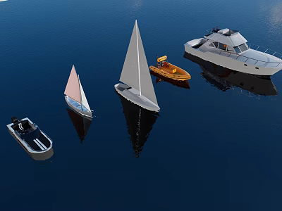 Boat Raft Speedboat 3d model Boat Raft Speedboat 3d model