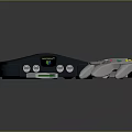 Modern game console home game console Nintendo game console vintage game console 3d model