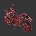 Motorcycle Two-wheeled Motorcycle Cross-country Motorcycle Road Race Motorcycle Motor Vehicle Transport 3d model