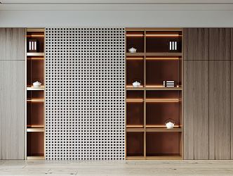 Modern Decorative Cabinet Storage Cabinet 3d model