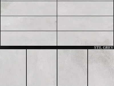 Still Grey Tile Background Wall For Modern Home Interior Decor Design 3d model