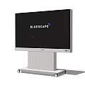 Bluescape Television With White Stand And Wheels For Modern