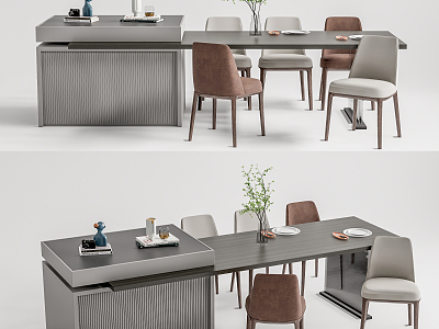 Modern Dining Table and Chair Combination Nakajima Bar Table and Chair Nakajima Bar and Chair model