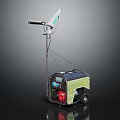 Portable Commercial Solar Powered Wheeled Lighting Equipment With Panel And Mobile Design