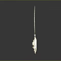 Gold Hoop Pendant Necklace With Circular Engraved Decorative Design Elegant Fashion Accessory