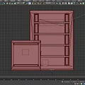 Blue Shipping Container Building With Two Units And Yellow Corner Fittings