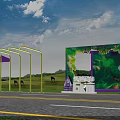 Pure Yue Gaoyi Natural Mineral Water Event Arch And Venue Setup