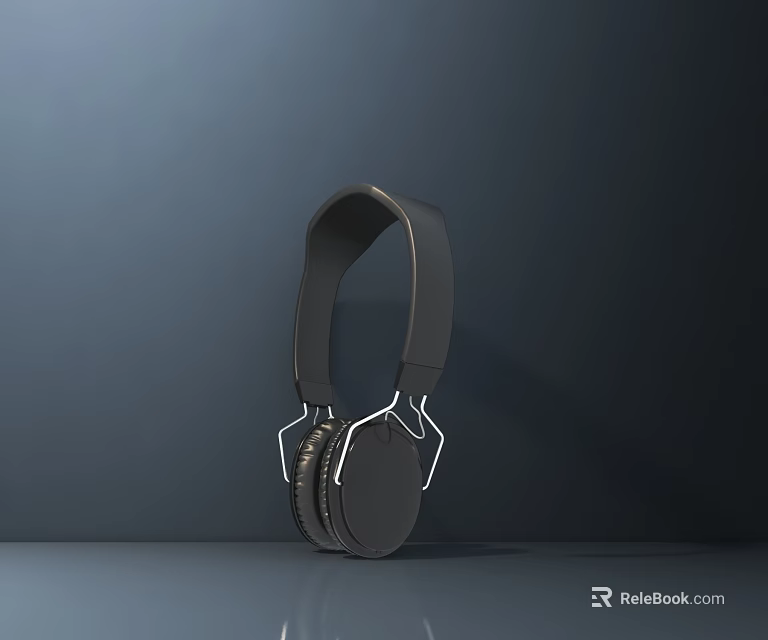 Modern Over Ear Headphones With Sleek Design And High Definition Audio 3d model 