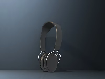 Modern Over Ear Headphones With Sleek Design And High Definition Audio 3d model