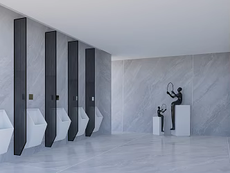 Modern toilet 3d model