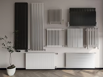 Modern Radiator 3d model