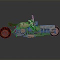 Motorcycle Two-wheeled Motorcycle Cross-country Motorcycle Road Race Motorcycle Motor Vehicle Transport 3d model