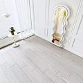 Bright Room With Light Wood Flooring And Minimalist Decor