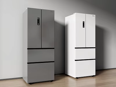 Refrigerator French Refrigerator Four Door Refrigerator Smart Refrigerator Embedded Refrigerator 3d model
