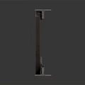 Heavy Duty Industrial Metal Bracket With Triangular Support Structure For Construction