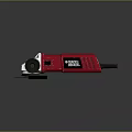 Red Black Decker Angle Grinder Professional Electric Power Tool With Grinding Wheel 3d model