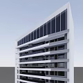 Modern Twin Skyscrapers With Sleek Glass Curtain Walls And Contemporary Urban Design