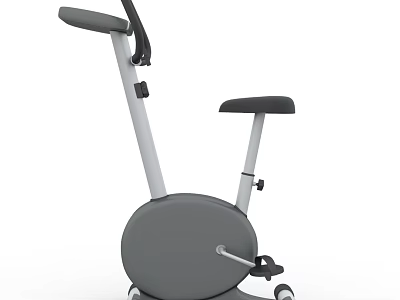 Stationary Exercise Bike For Home Fitness With Ergonomic Design And Adjustable Seat 3d model