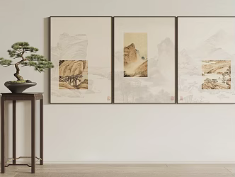 Hanging picture 3d model
