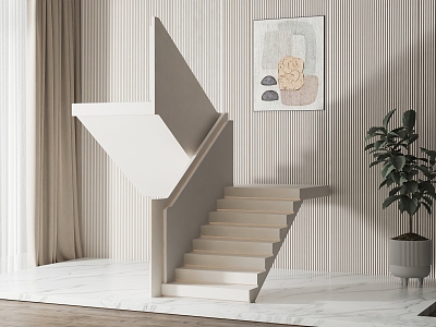 Modern Stairs 3d model