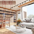 Elegant Hotel Room Interior With Comfortable Bed Large Window And Modern Decor