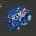 Gas Mask Science Fiction Gas Mask Gas Mask Respirator Breathing Mask Biochemical Mask Science Fiction Mask 3d model
