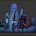 Game Environment Game Scene Fairy Tale Scene Fairy Tale Magic Scene Magic Item Fantasy Scene 3d model