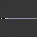 Purple Rod Component With Metal Connectors And Black Spring Design