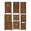 Traditional Entryway And Side Cabinets Showcasing Wooden Texture Classic Patterns And Storage Solutions