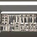 Spacious Modern Closet with Hanging Clothes Folded Garments Storage Boxes and Shoes