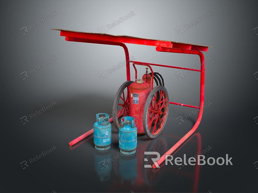 Modern fire extinguisher gas tank gas tank natural gas tank model