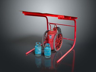 Modern fire extinguisher gas tank gas tank natural gas tank model