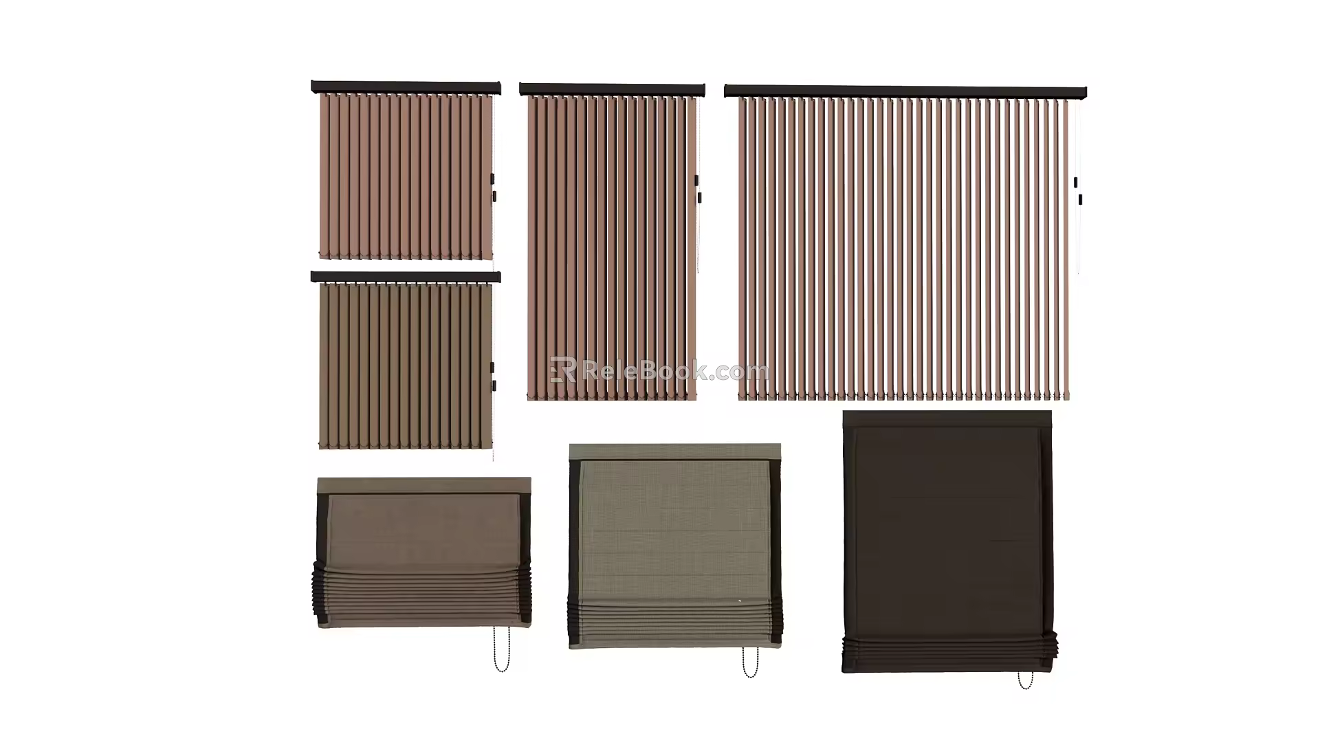 Modern Curtains 3d model