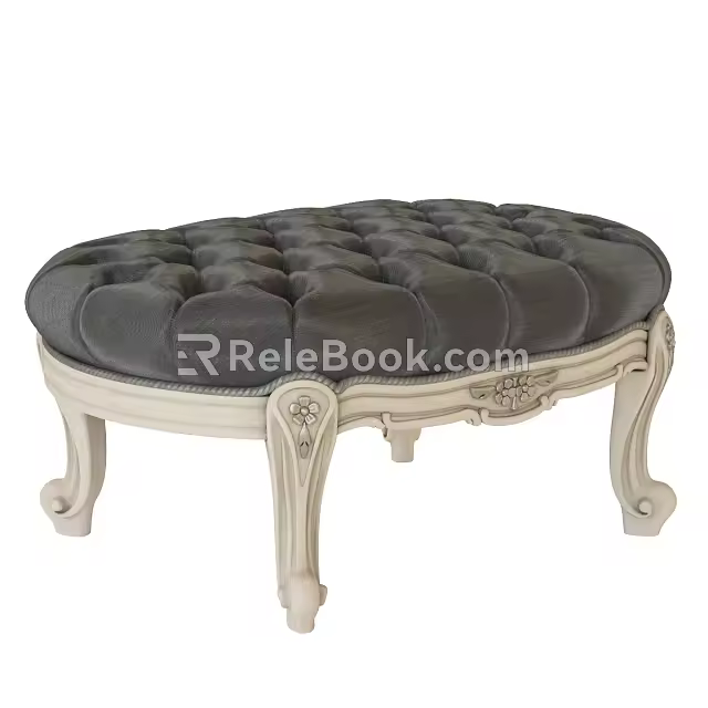 Sofa stool 3d model