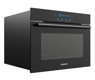 Modern oven microwave oven steam oven built-in 3d model