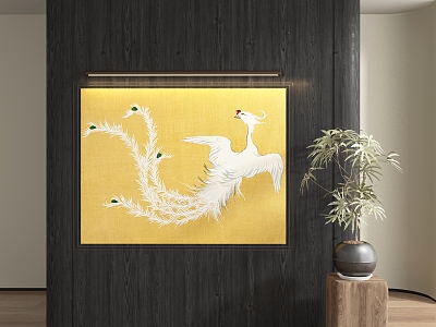 New Chinese Decorative Painting 3d model