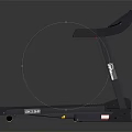 Modern Digital Treadmill Fitness Equipment With LCD Display And Running Belt