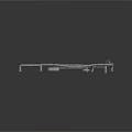 Industrial Equipment Metal Pipe Structure With Support Frames And Mechanical Fittings