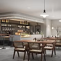 Simple Cafe 3d model