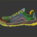 Durable Breathable Work Safety Shoes With Non Slip Sole And Yellow Accents