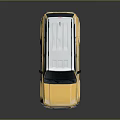 Stylish Yellow SUV With White Roof Black Wheels And Modern Front Grille Design