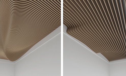 Modern Ceiling Grille Ceiling Square Ceiling 3d model