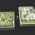 Elaborate Urban Planning Architectural Models With Person Observing Design Details
