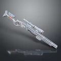 Tactical Sniper Rifle Featuring Scope Metallic Barrel And Precision Design 3d model