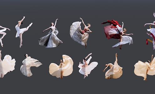 Modern Woman Dance 3d model