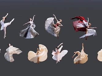 Modern Woman Dance 3d model