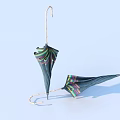 Daily Life Essentials Vibrant Striped Umbrellas with Dark Canopy and Open Closed Design